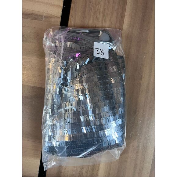 Endless blu silver sequence skirt‎ size small new w/tags - Picture 8 of 8